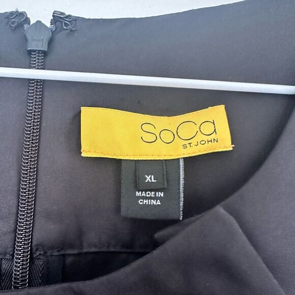 SoCa St. John Women’s Extra Large Sheath Dress Career Wear - Picture 2 of 5